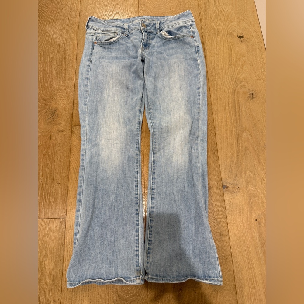 American Eagle Outfitters Light Blue Flare Jeans